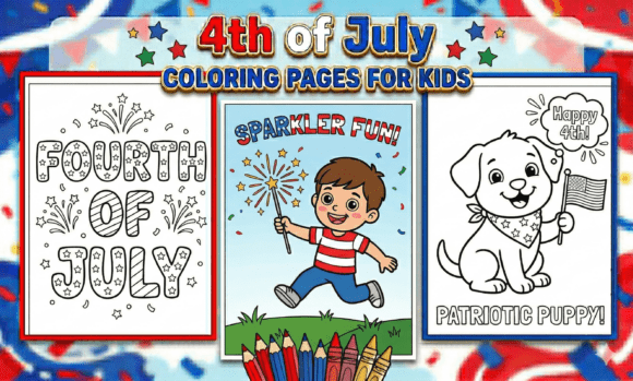 Download 20 4th July Fun Coloring Pages for Kids - Premium Resources