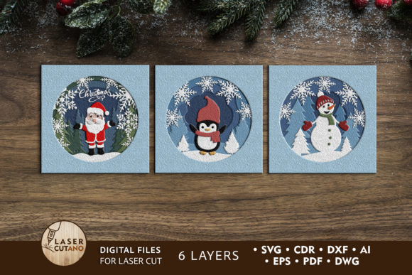 Download 3D Christmas Set for Kids | Cut Files - Kids Collection