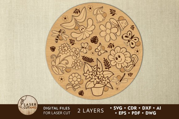 Download Puzzle for Kids with Flowers, Cut Files - Kids Collection