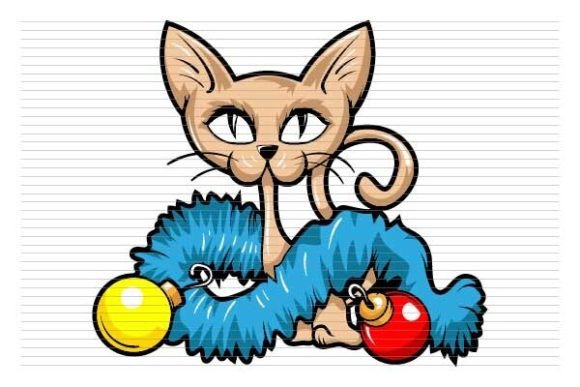 Download Christmas Cat Destroy Tree Decorations - Decoration Collection